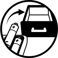 Non smontare l'icona di sicurezza delle batterie