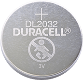 Batteria al litio Duracell 2032 da 3V