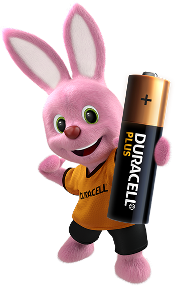 Bunny presenta la batteria Duracell Alkaline Plus AA