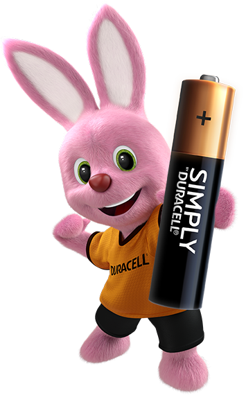 Bunny presenta la batteria Duracell semplicemente AAA