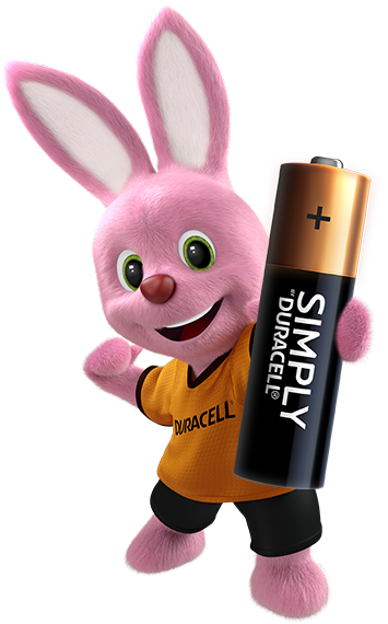Bunny presenta la batteria Duracell di dimensioni semplicemente AA