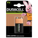 Batterie Duracell ricaricabili da 9 V 170 mAh