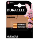 Batterie alcaline Duracell speciali AAAA in confezione da 2 pezzi