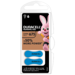 Batterie per apparecchi acustici speciali Duracell misura 675 in confezione da 2 pezzi