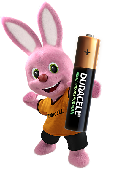 Duracell Bunny introduce la batteria ricaricabile AAA 900mAh
