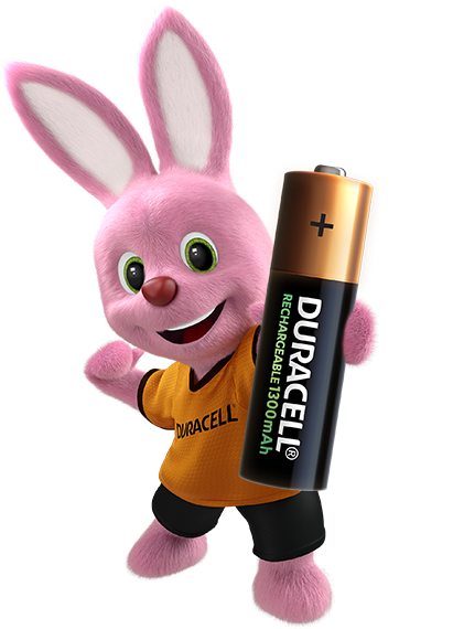Bunny presenta la batteria ricaricabile AA Duracell