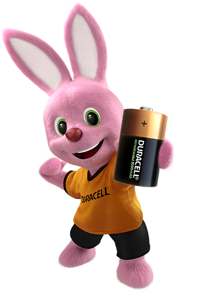 Bunny presenta la batteria ricaricabile Duracell D-size 3000mAh