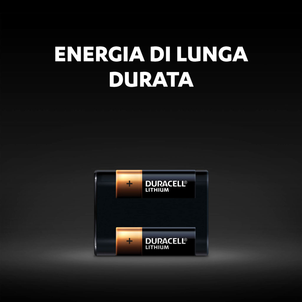 Potenza duratura delle batterie al litio Duracell 245