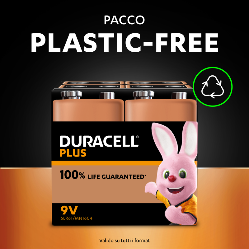 Batterie 9V - Alcaline Duracell Plus
